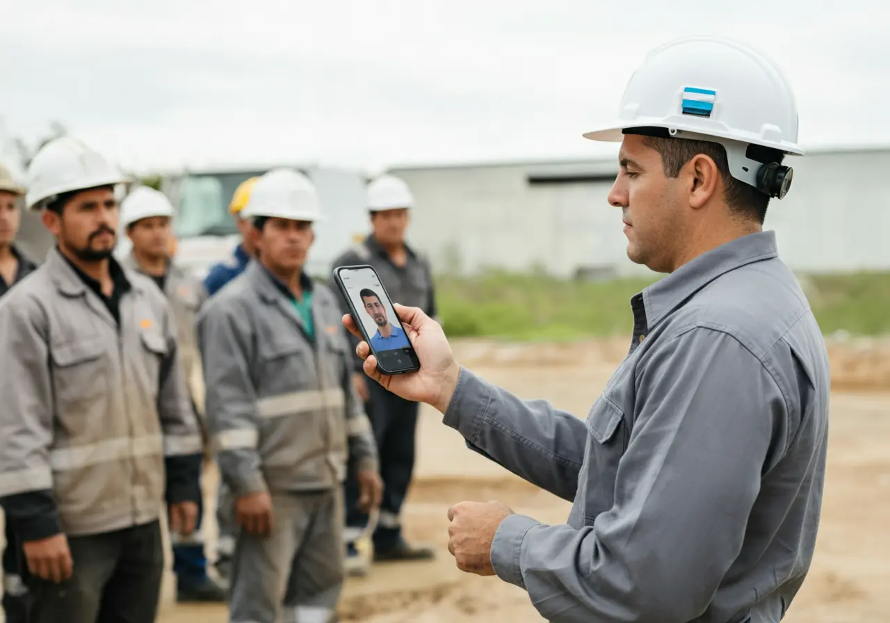 VeoTime Checkpoint para Construcción