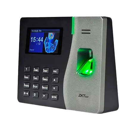relojes - Terminal biométrica ZKTeco K20 Pro para control de asistencia con huella digital y tarjeta.